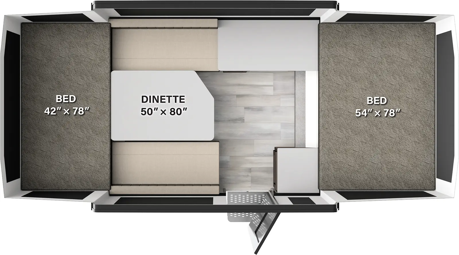 Rockwood Tent 16OTG Floorplan